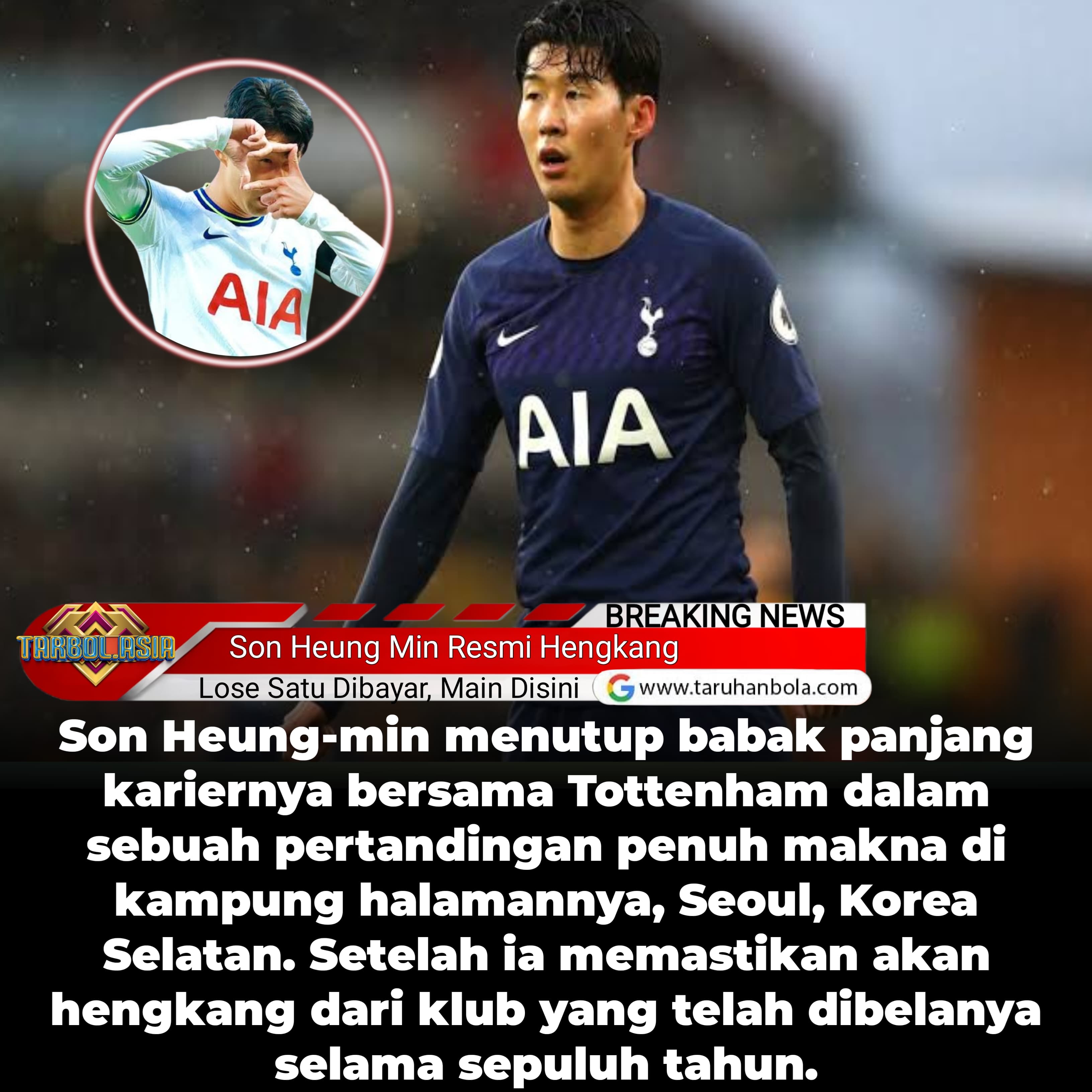 Momen Penuh Air Mata: Son Heung-min Ucapkan Salam Perpisahan di Laga Terakhirnya Bersama Spurs