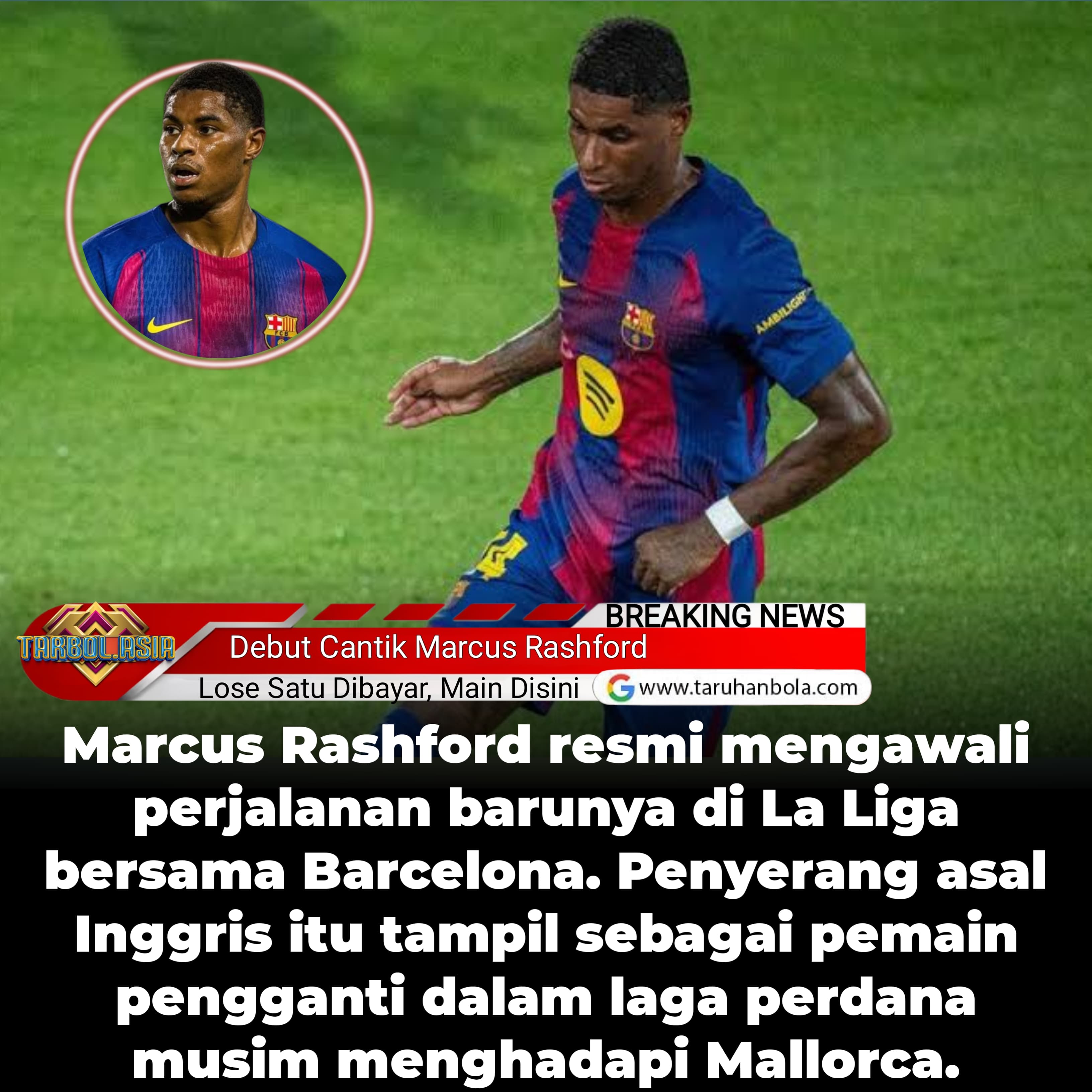 Debut Manis di Barcelona, Rashford Banjir Pujian dari Flick!