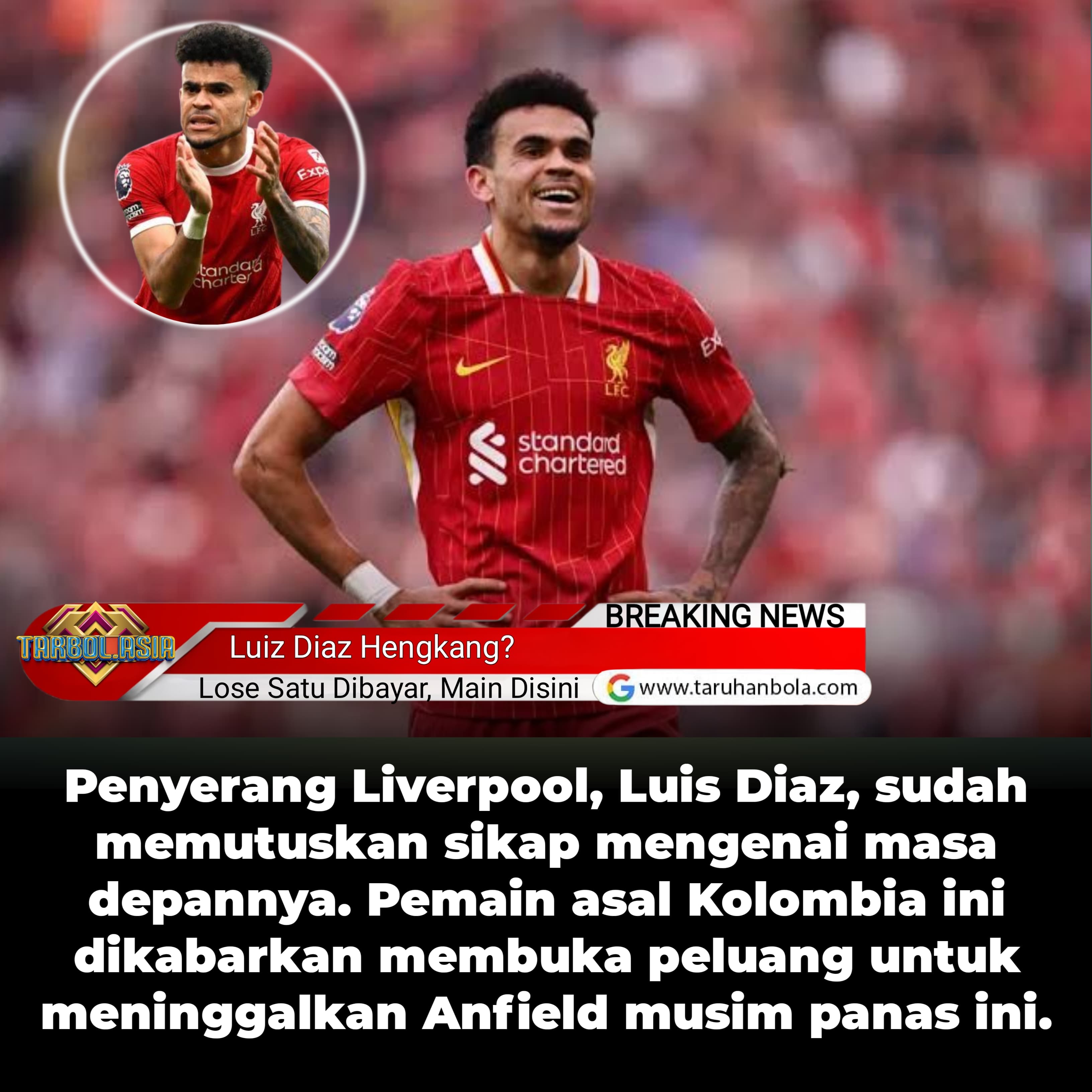 Liverpool Terancam Kehilangan Luis Diaz: Tawaran Barcelona dan Bayern Menggoda!