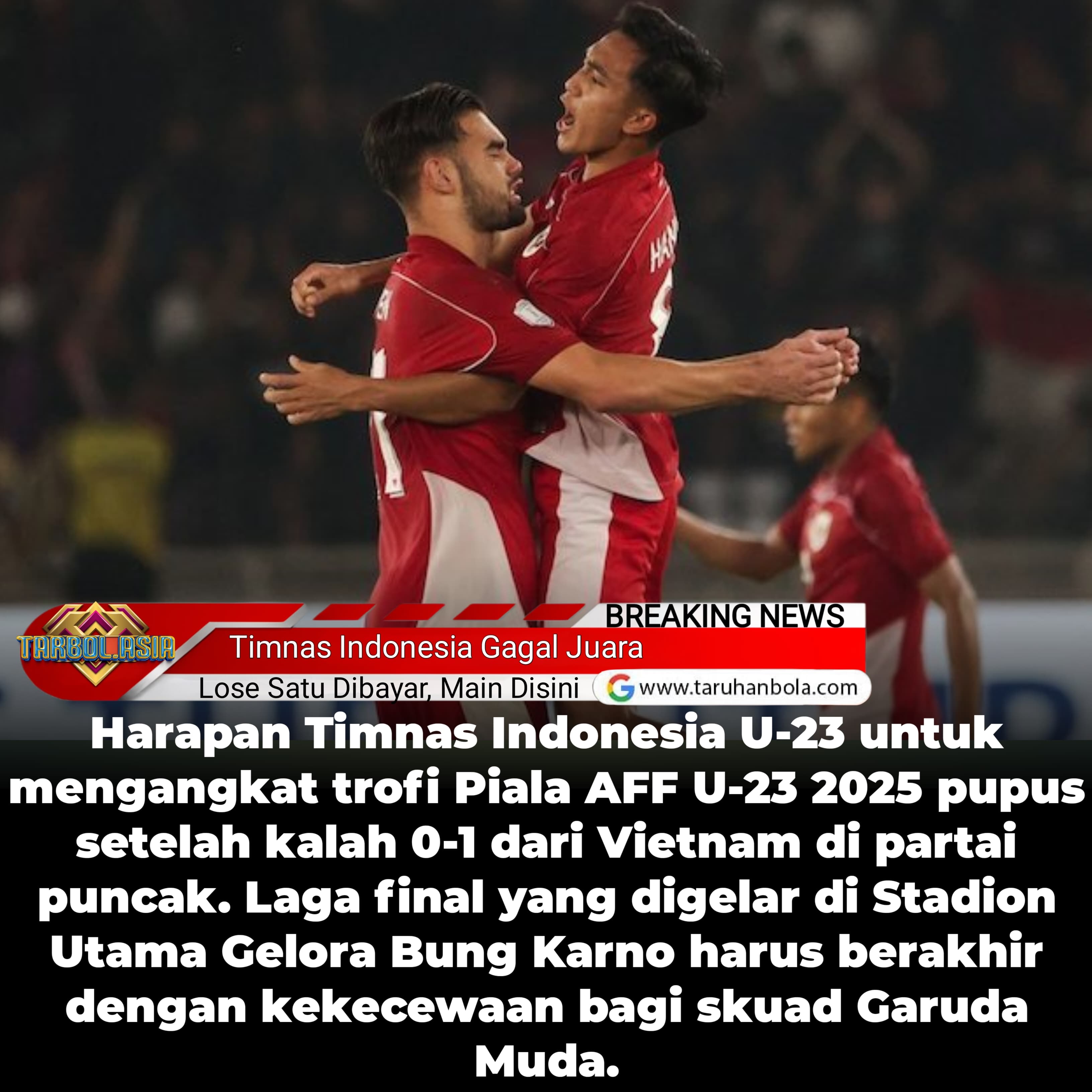 Semangat Indonesia: Perjalanan Heroik Garuda Muda di Piala AFF U-23 2025 Berakhir Pilu