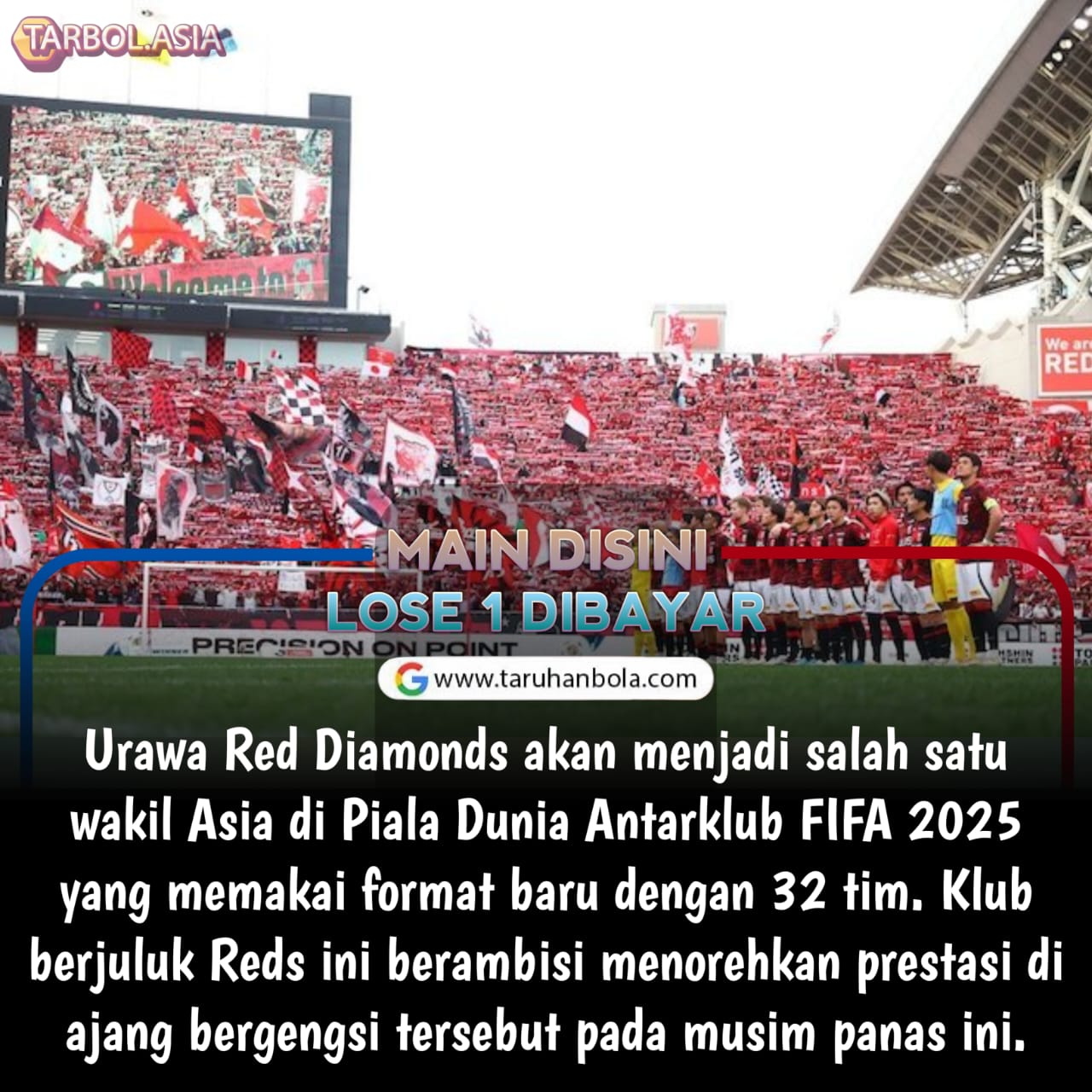 Jejak Sang Juara Asia: Urawa Red Diamonds Siap Tantang Raksasa Eropa di Piala Dunia Antarklub 2025