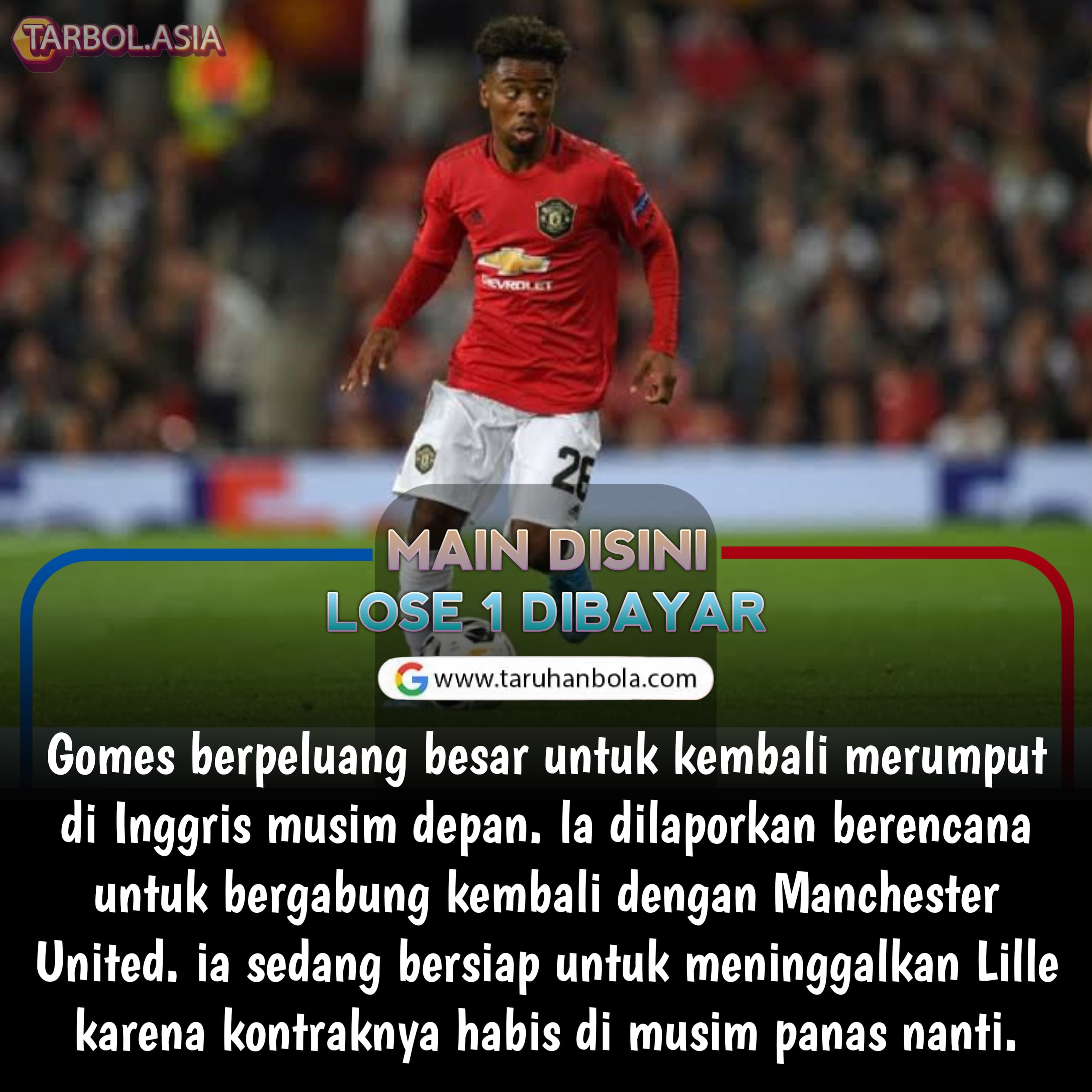 Pulang Kampung, Angel Gomes Jadi Amunisi Baru di Manchester United!