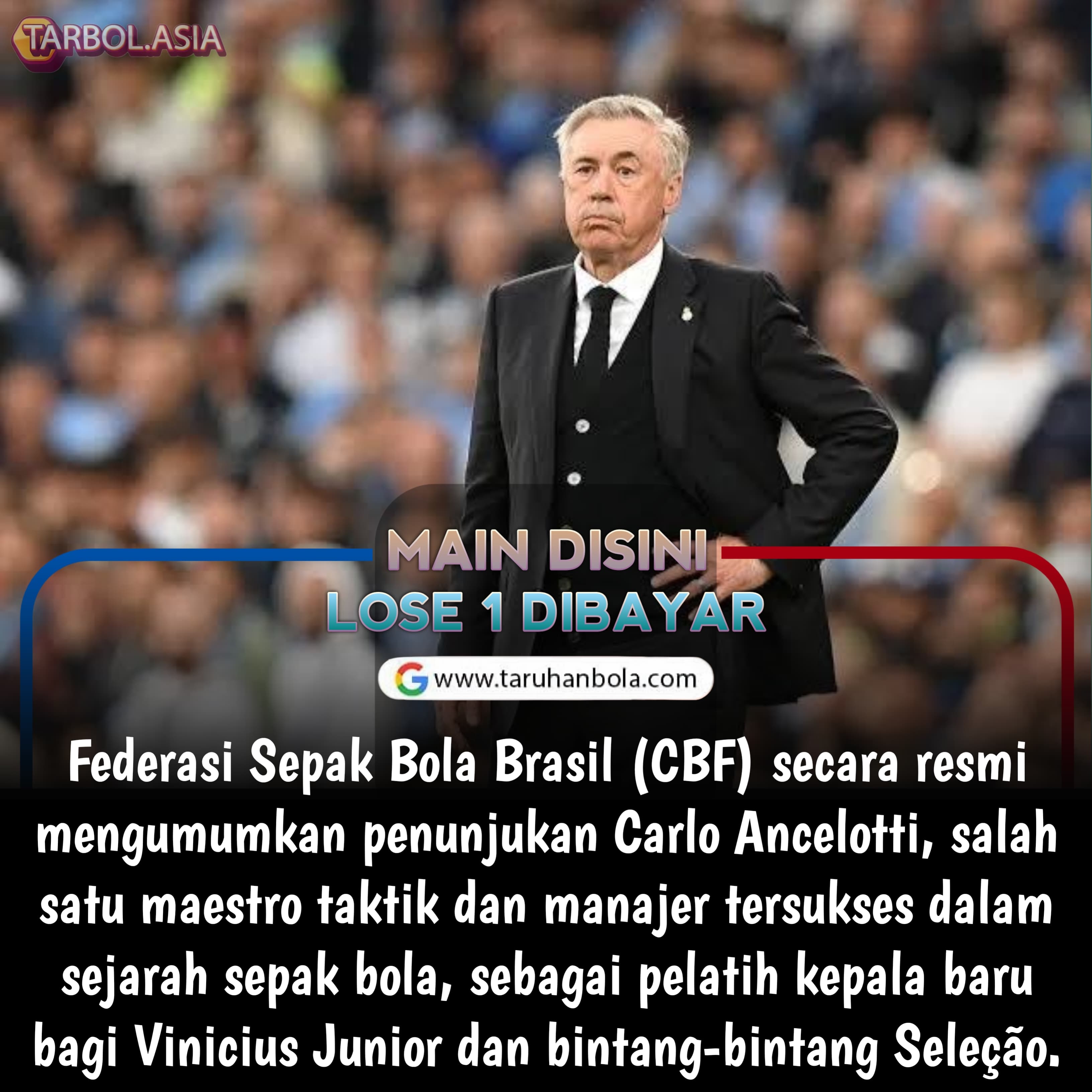 Carlo Ancelotti Resmi Nakhodai Timnas Brasil! Era Piala Dunia Dimulai
