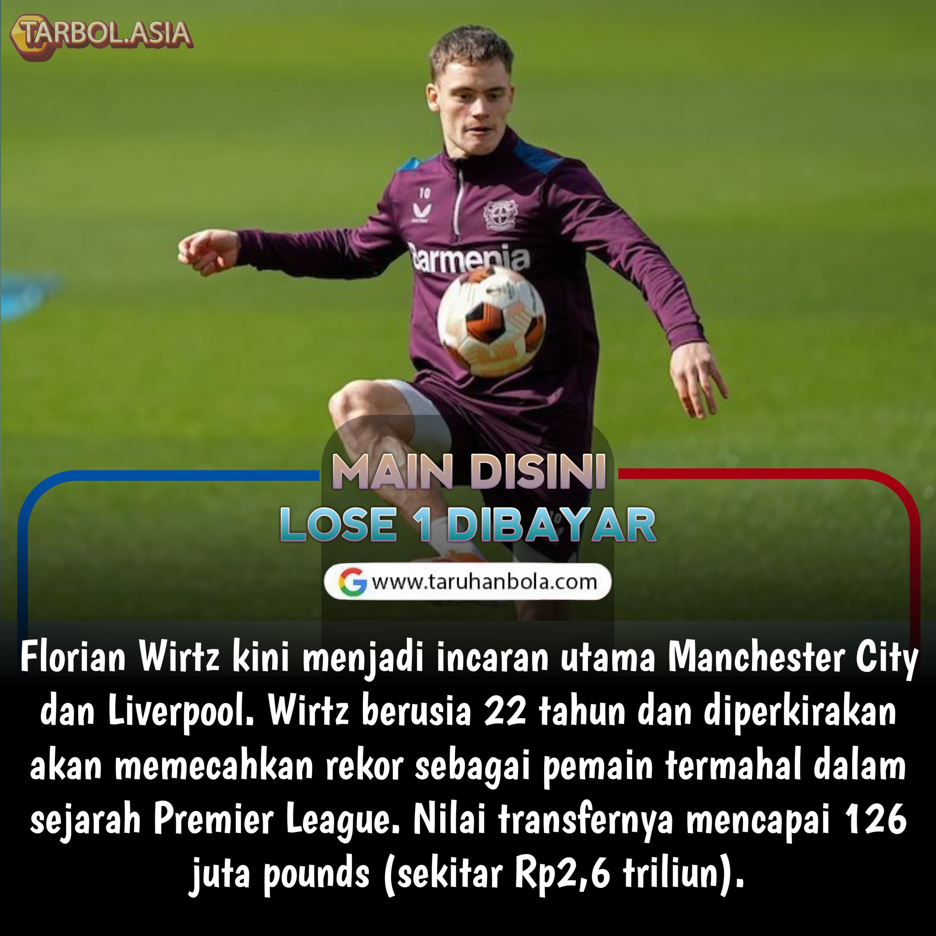 Bidikan Panas Liga Inggris: Manchester City dan Liverpool Berebut Permata Leverkusen, Florian Wirtz Siap Pecahkan Rekor Transfer!