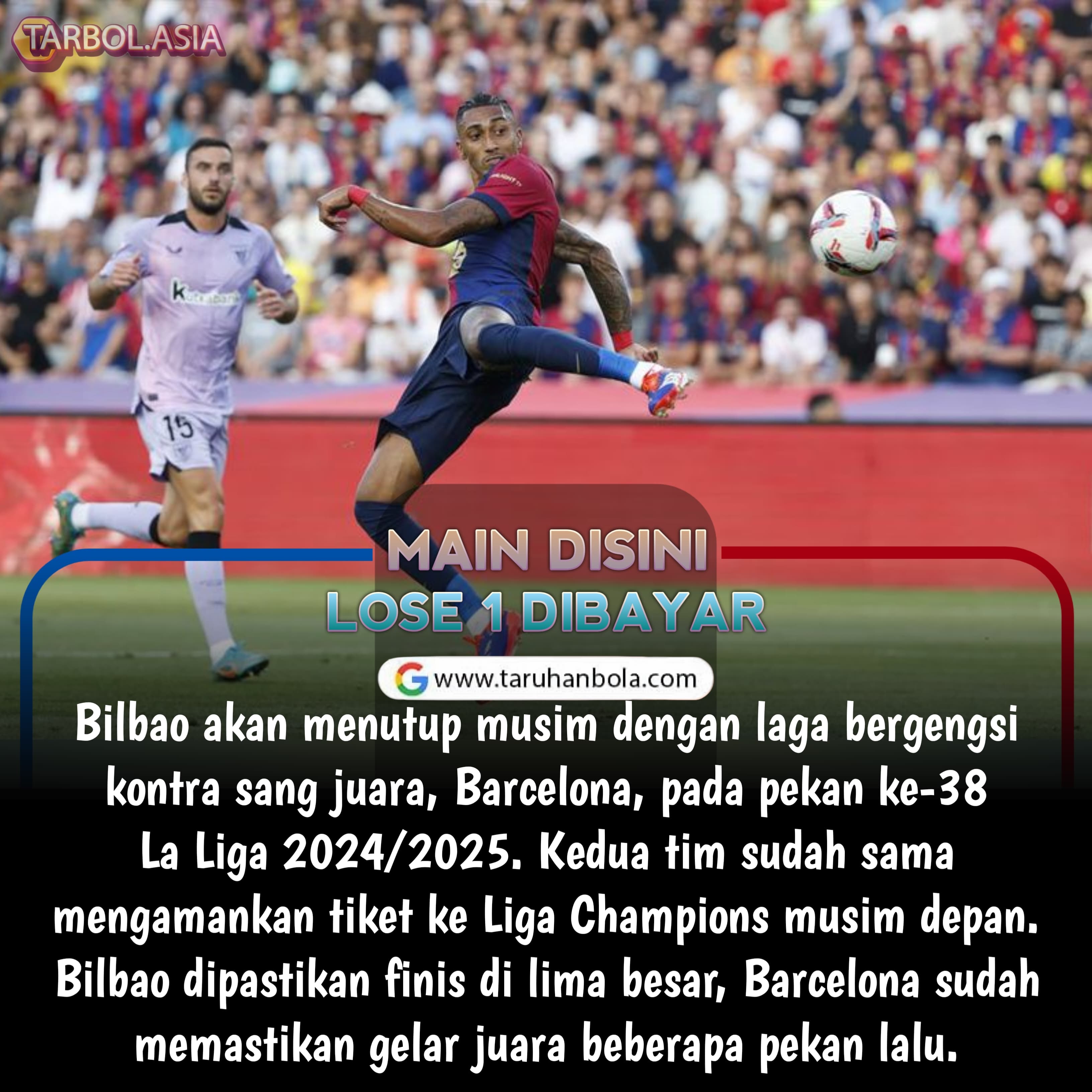 Prediksi Athletic Bilbao vs Barcelona: Siap Jamu Sang Juara di Laga Penutup La Liga!