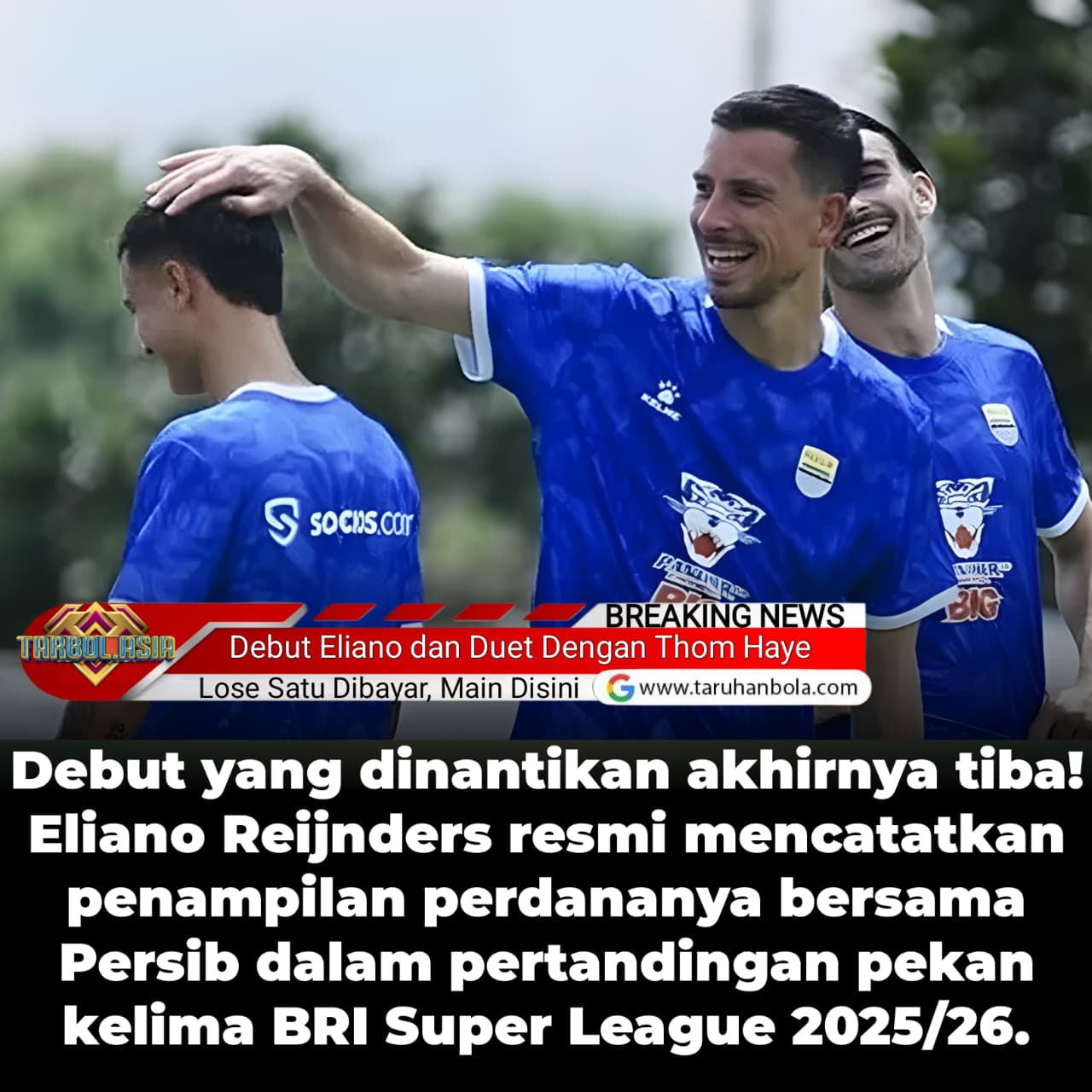 Debutan Manis Eliano Reijnders dan Thom Haye: Bawa Kemenangan Manis untuk Persib 1-0